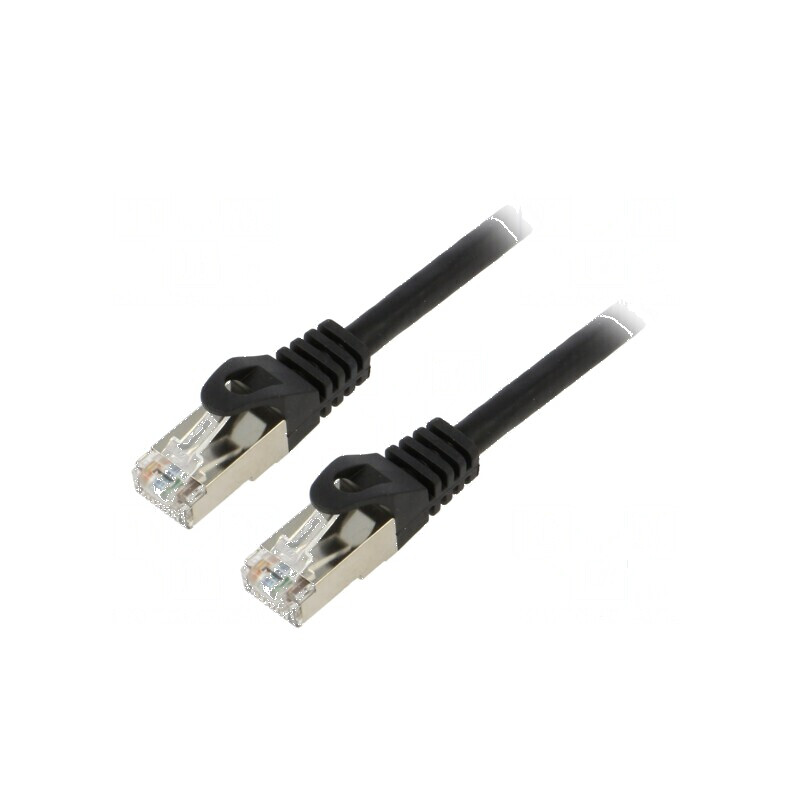 Patch cord F/UTP 6 litat CCA PVC negru 1,5m 26AWG | Electronic-mag.ro | Componente Electronice Patch cord F/UTP 6 litat CCA PVC negru 1,5m 26AWG | Electronic-mag.ro | Componente Electronice