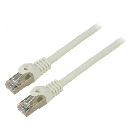 Cablul de rețea F/UTP 6 litat CCA PVC alb 1,5m 26AWG | Electronic-mag.ro | Componente Electronice