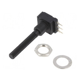 Potenţiometru axial 20kΩ 200mW THT 6mm plastic mono cărbune | Electronic-mag.ro | Componente Electronice
