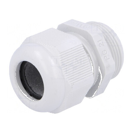 Garnitură de etanșare PG21 IP68 poliamidă gri  | Electronic-mag.ro | Componente Electronice
