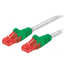 Cablul de rețea U/UTP 6 litat CCA PVC gri 1m 24AWG | Electronic-mag.ro | Componente Electronice