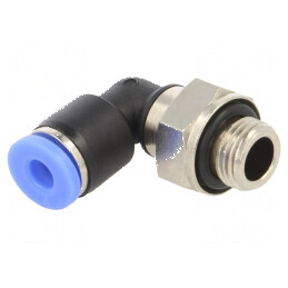 Racord push-in unghi 90° rotativ 0,95-15bar 0-60°C | Electronic-mag.ro | Componente Electronice