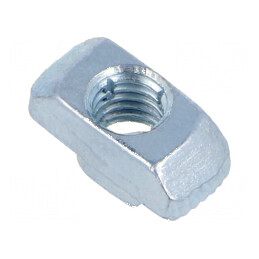 Piuliță profil 8mm cu cuplu crescător din oțel | Electronic-mag.ro | Componente Electronice