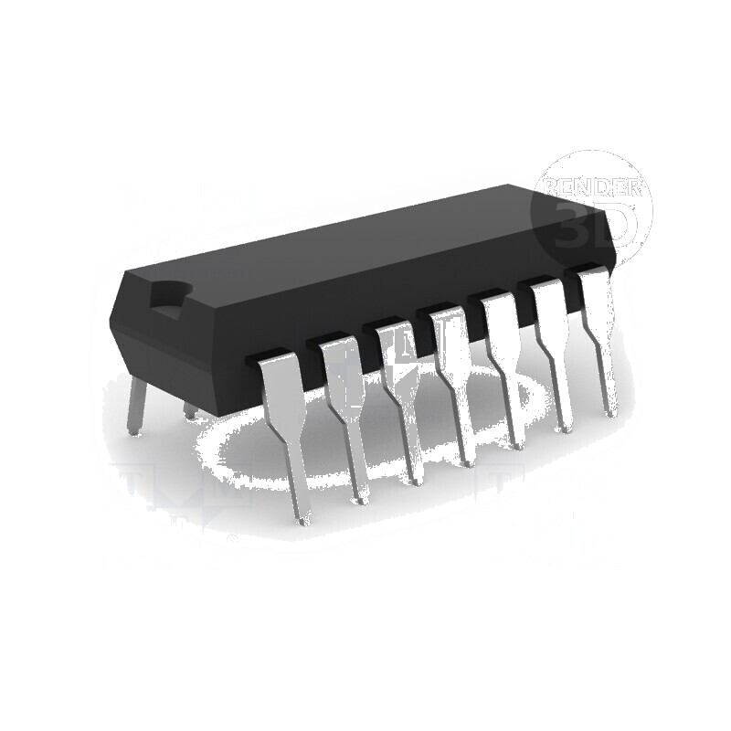 Flip-Flop Digital D 8 Canale THT DIP20 HC | Electronic-mag.ro | Componente Electronice
