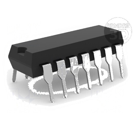Flip-Flop Digital D 8 Canale THT DIP20 HC | Electronic-mag.ro | Componente Electronice