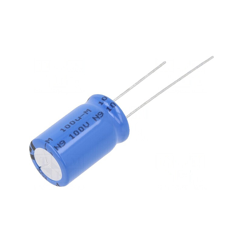 Condensator electrolitic THT 100uF 100V 12,5x20mm ±20% | Electronic-mag.ro | Componente Electronice Condensator electrolitic THT 100uF 100V 12,5x20mm ±20% | Electronic-mag.ro | Componente Electronice