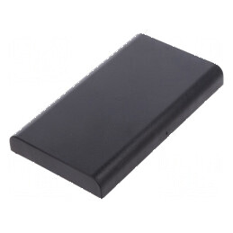 Carcasă ABS neagră 70mm x 123mm x 14,5mm | Electronic-mag.ro | Componente Electronice