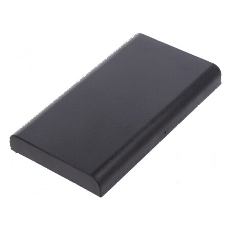 Carcasă ABS neagră 70mm x 123mm x 14,5mm | Electronic-mag.ro | Componente Electronice
