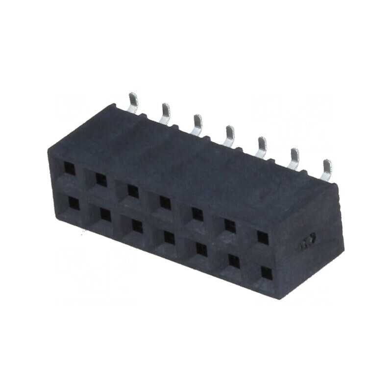 Conector şiruri pini soclu mamă 14 pini 2,54mm SMT vertical | Electronic-mag.ro | Componente Electronice Conector şiruri pini soclu mamă 14 pini 2,54mm SMT vertical | Electronic-mag.ro | Componente Electronice