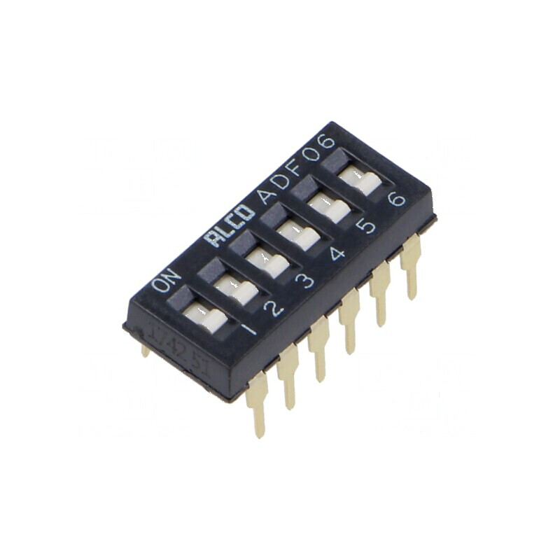 Comutator DIP-SWITCH 6 secțiuni OFF-ON 0,025A 24VDC | Electronic-mag.ro | Componente Electronice Comutator DIP-SWITCH 6 secțiuni OFF-ON 0,025A 24VDC | Electronic-mag.ro | Componente Electronice