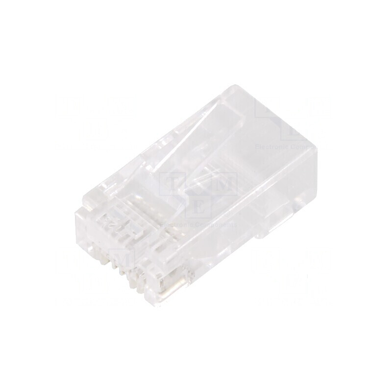 Conector RJ45 8p8c Cat 5e de trecere Mufă PIN 8 | Electronic-mag.ro | Componente Electronice Conector RJ45 8p8c Cat 5e de trecere Mufă PIN 8 | Electronic-mag.ro | Componente Electronice