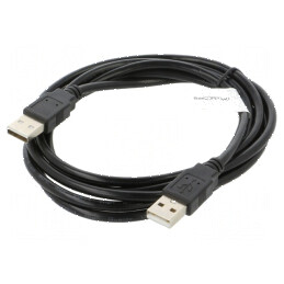 Cablu USB 2.0 A - A Nichelat 1,8m PVC | Electronic-mag.ro | Componente Electronice
