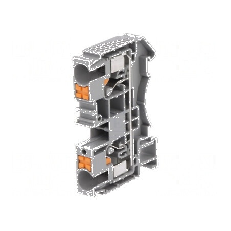 Term. îmbinare şine 0,5-10mm2 1 borne 2 gri DS TS35 | Electronic-mag.ro | Componente Electronice