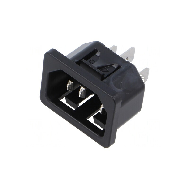 Conector alimentare AC soclu tată 10A 250VAC IEC 60320 | Electronic-mag.ro | Componente Electronice Conector alimentare AC soclu tată 10A 250VAC IEC 60320 | Electronic-mag.ro | Componente Electronice