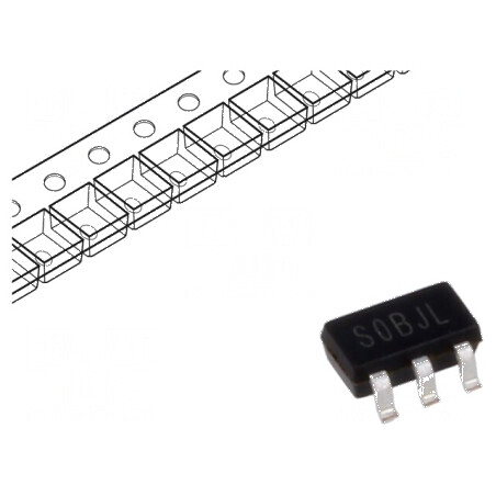 Amplificator operațional SOT23-5 2,5-5,5VDC | Electronic-mag.ro | Componente Electronice