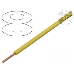Cablu BETAtherm 155 1x1,5mm2 litat Cu galben -55÷155°C 600V | Electronic-mag.ro | Componente Electronice
