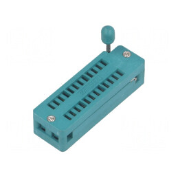 Soclu ZIF DIP24 THT demontabil 7,62mm pentru circuite integrate | Electronic-mag.ro | Componente Electronice