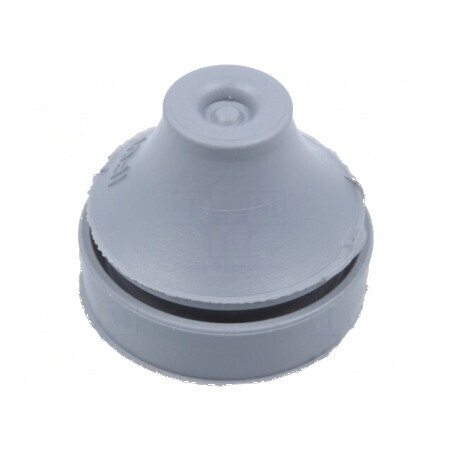 Manșon EPDM gri cu cap adâncit, Øorif. montaj 17mm, Øcabluri 5-7mm | Electronic-mag.ro | Componente Electronice