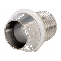 Montură LED 8mm crom alamă încastrat 11,5mm | Electronic-mag.ro | Componente Electronice