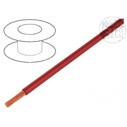 Cablu FlexiVolt 2V PVC roșu 0,25mm² 100m | Electronic-mag.ro | Componente Electronice
