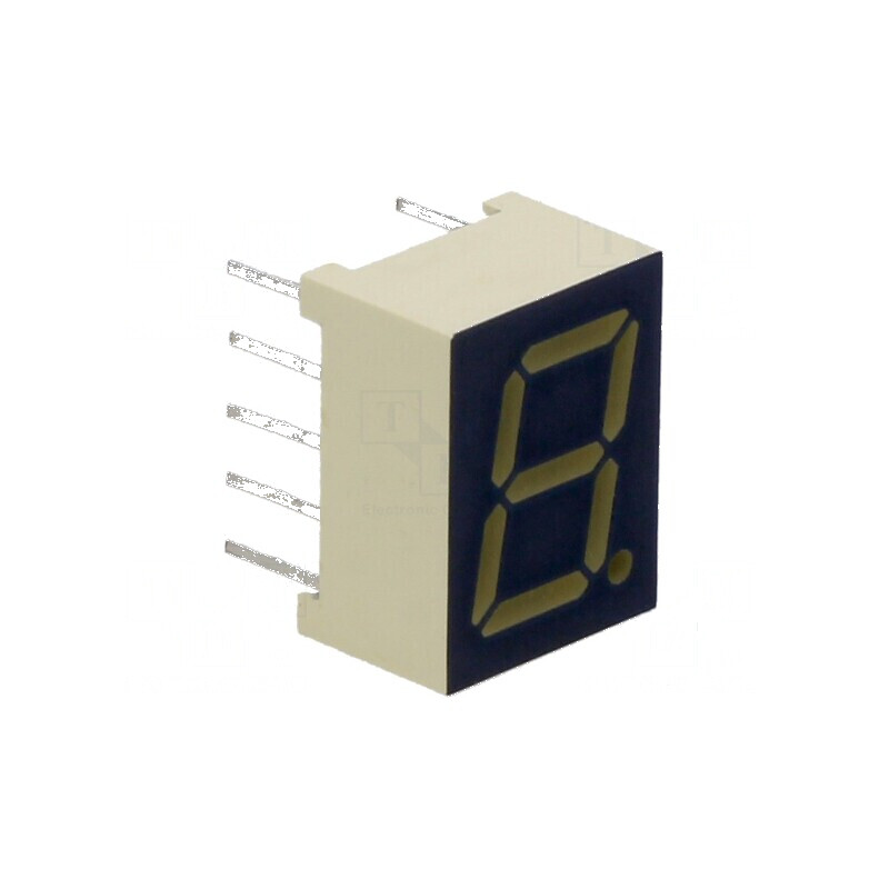 Afișaj LED 7 segmente 9,9mm roșu 1 car 21-46mcd | Electronic-mag.ro | Componente Electronice Afișaj LED 7 segmente 9,9mm roșu 1 car 21-46mcd | Electronic-mag.ro | Componente Electronice