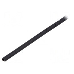 Înfăşurare spirală Øbuclă 5-20mm PE-FR polietilenă neagră | Electronic-mag.ro | Componente Electronice