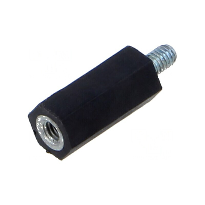 Bucșă izolantă M4, 20mm, UL94V-0, poliester | Electronic-mag.ro | Componente Electronice