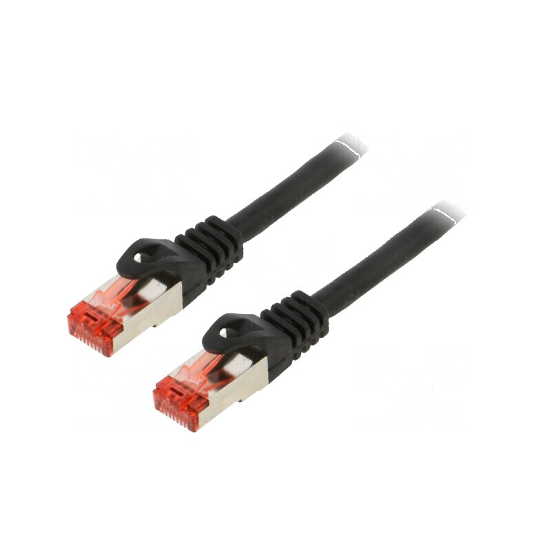 Patch cord S/FTP 6 litat LSZH negru 0,5m 26AWG | Electronic-mag.ro | Componente Electronice Patch cord S/FTP 6 litat LSZH negru 0,5m 26AWG | Electronic-mag.ro | Componente Electronice