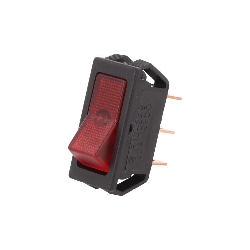 Rocker Switch ON-OFF 20A/12VDC cu Neon Roșu 50mΩ | Electronic-mag.ro | Componente Electronice Rocker Switch ON-OFF 20A/12VDC cu Neon Roșu 50mΩ | Electronic-mag.ro | Componente Electronice