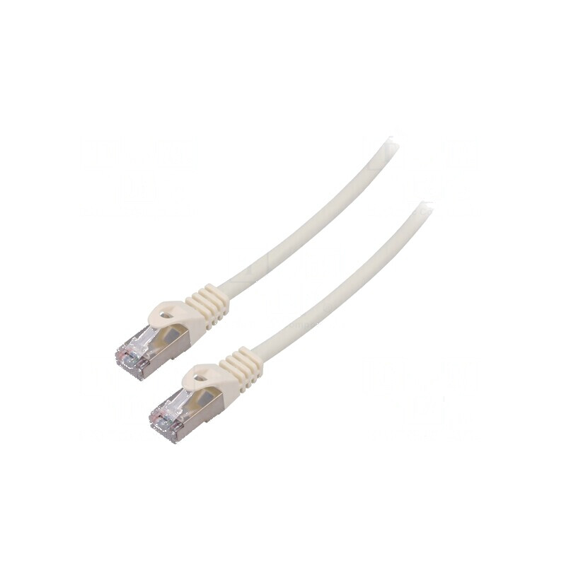 Patch cord F/UTP 6 litat CCA PVC alb 1m 26AWG | Electronic-mag.ro | Componente Electronice Patch cord F/UTP 6 litat CCA PVC alb 1m 26AWG | Electronic-mag.ro | Componente Electronice
