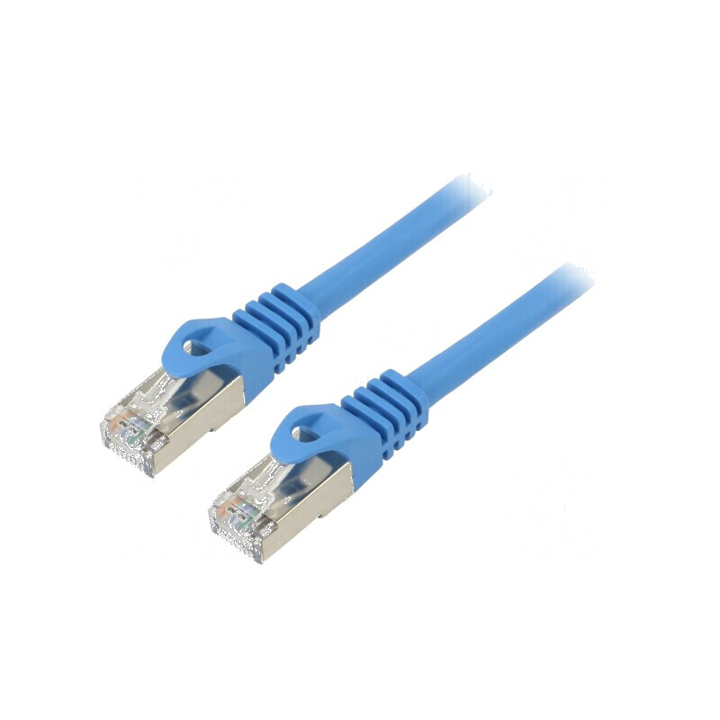 Patch cord F/UTP 6 litat CCA PVC albastru 1m 26AWG | Electronic-mag.ro | Componente Electronice Patch cord F/UTP 6 litat CCA PVC albastru 1m 26AWG | Electronic-mag.ro | Componente Electronice
