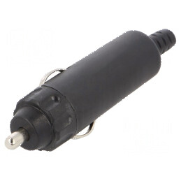 Mufă brichetă auto 12VDC 20A neagră | Electronic-mag.ro | Componente Electronice