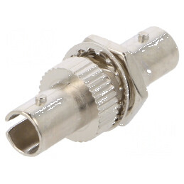 Conector fibră optică ST simplex monomod cuplă soclu | Electronic-mag.ro | Componente Electronice