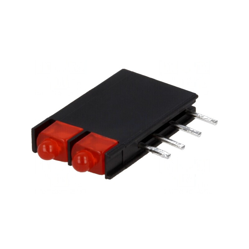 LED 1,8mm roșu 20mA 70° 2÷2,5V în carcasă, 2 diode | Electronic-mag.ro | Componente Electronice LED 1,8mm roșu 20mA 70° 2÷2,5V în carcasă, 2 diode | Electronic-mag.ro | Componente Electronice
