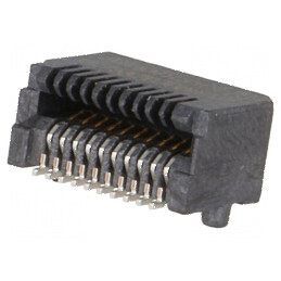 Conector SFP soclu PIN 20 aurit 500mA 300V SMT orizontale | Electronic-mag.ro | Componente Electronice