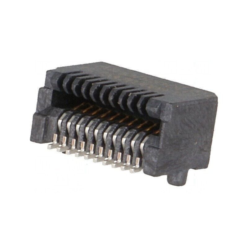 Conector SFP soclu PIN 20 aurit 500mA 300V SMT orizontale | Electronic-mag.ro | Componente Electronice