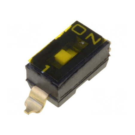 Comutator DIP-SWITCH 1 Secţiune ON-OFF 0,025A/24VDC | Electronic-mag.ro | Componente Electronice