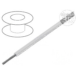 Cablu litat 30AWG TFE alb 250V 30m | Electronic-mag.ro | Componente Electronice