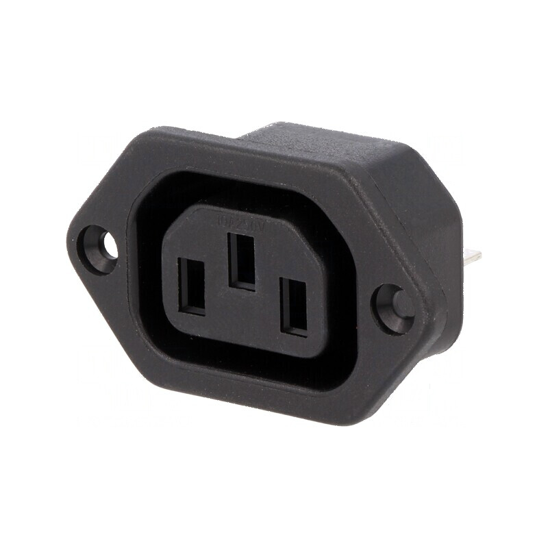 Conector alimentare AC soclu mamă 10A 250VAC IEC 60320 | Electronic-mag.ro | Componente Electronice Conector alimentare AC soclu mamă 10A 250VAC IEC 60320 | Electronic-mag.ro | Componente Electronice