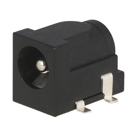 Conector alimentare DC tată 5,5/2,5mm SMT | Electronic-mag.ro | Componente Electronice