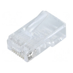Conector RJ45 Cat 5e 8p8c IDC Mufă PIN 8 | Electronic-mag.ro | Componente Electronice