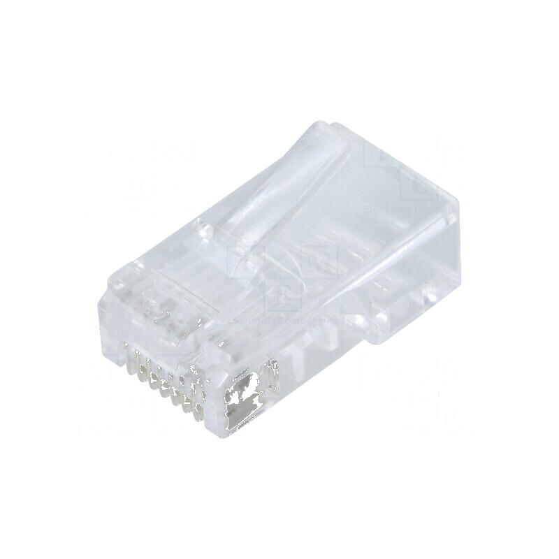 Conector RJ45 Cat 5e 8p8c IDC Mufă PIN 8 | Electronic-mag.ro | Componente Electronice Conector RJ45 Cat 5e 8p8c IDC Mufă PIN 8 | Electronic-mag.ro | Componente Electronice