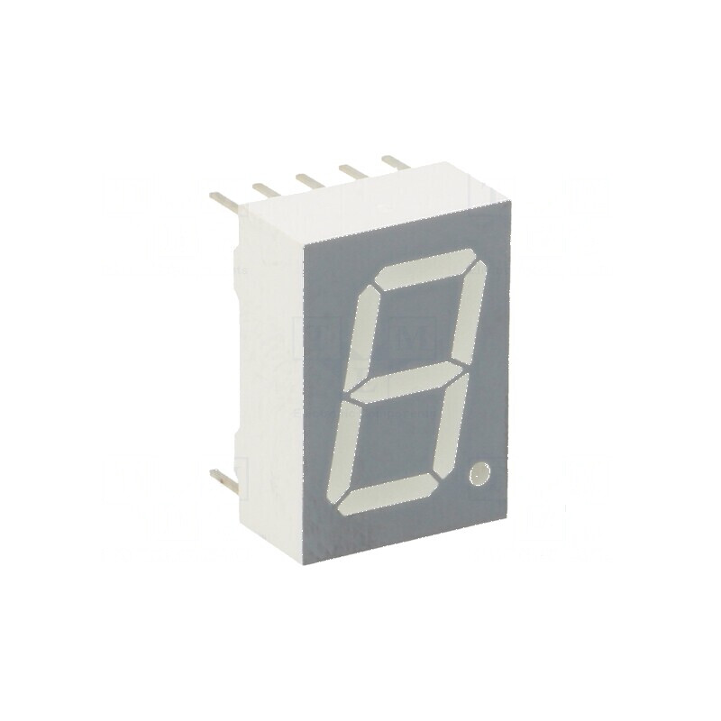 Afișaj LED 7 segmente 13mm verde 0,51 Nr.car: 1 4,5÷14mcd | Electronic-mag.ro | Componente Electronice Afișaj LED 7 segmente 13mm verde 0,51 Nr.car: 1 4,5÷14mcd | Electronic-mag.ro | Componente Electronice