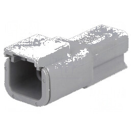 Conector cablu-cablu mufa tată ATM PIN 2 gri IP67 | Electronic-mag.ro | Componente Electronice