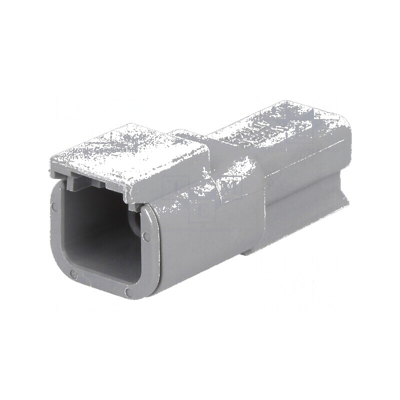 Conector cablu-cablu mufa tată ATM PIN 2 gri IP67 | Electronic-mag.ro | Componente Electronice