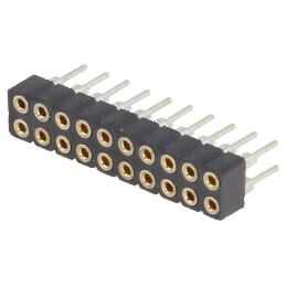 Conector şiruri pini soclu mamă 20 PIN 2mm THT 2x10 | Electronic-mag.ro | Componente Electronice