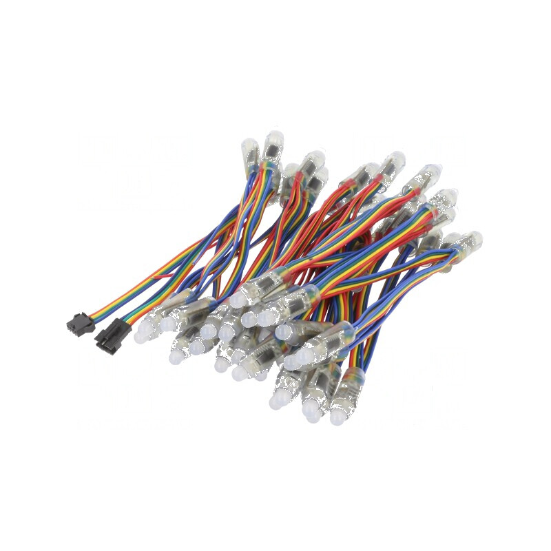 Banda LED RGB 50 diode Ø12mm cu Controler WS2801 5VDC | Electronic-mag.ro | Componente Electronice Banda LED RGB 50 diode Ø12mm cu Controler WS2801 5VDC | Electronic-mag.ro | Componente Electronice