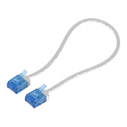 Cablul Patch U/UTP 6a Cu LSZH gri 0,25m 32AWG | Electronic-mag.ro | Componente Electronice