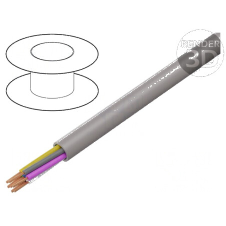 Cablu UNITRONIC® LiHH 6x0,25mm² neecranat 60V | Electronic-mag.ro | Componente Electronice