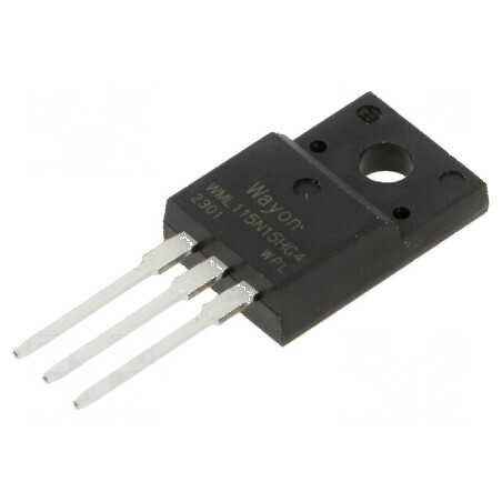 Tranzistor N-MOSFET unipolar TO220FP | Electronic-mag.ro | Componente Electronice